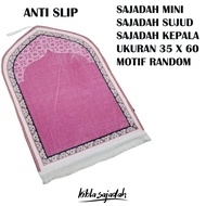 sajadah mini/sajadah muka/sajadah sujud/sajadah kepala/sajadah embos mini/ukuran 35x60/souvenir.oleh