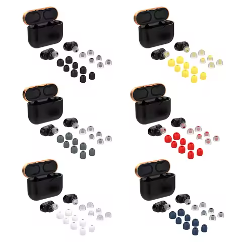 Ear Plug Sleeves for Sony WF-1000XM4 WF-1000XM3 Replacement Ear Tips Set Waterproof Earphone Earbuds