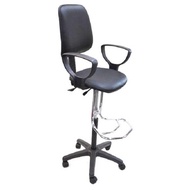 High chair with arm for table height 90cm to 110cm, High Drafting Chair seat height 59 to 85cm
