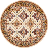 MEGALLERY Round Farmhouse 13 | Print Carpet | Rugs Print | Bohemian Bohemian Bohemian | Aesthetic Ca