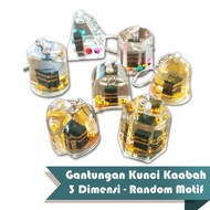 Atdiva Gantungan Kunci Kaabah 3D Oleh Oleh Haji Dan Umroh