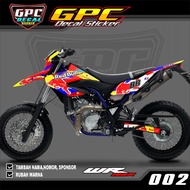 Decal Sticker Yamaha WR 155 Full body Redbull-Dekal Stiker WR 155-002