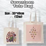 Seventeen Tote Bag Canvas