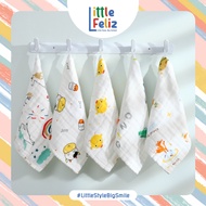 KATUN Littlefeliz BA119 BIP Six-layer cotton gauze handkerchief square gauze saliva towel 25*25 cm A