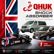 QHUK ENGLAND SHOCK ABSORBER FOR NISSAN ELGRAND E51 / E52 2.5 3.5 FRONT & REAR SET