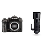 Pentax K-1 Mark II Full Frame 36MP Weather Resistant DSLR with 3.2" TFT LCD, Black with Pentax HD D