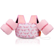 MoKo Toddler Swim Vest for Kids, Swim Arm Floaties 13-70lbs Cartoon Swimming Water Wings Pool Float 