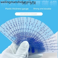 Plastic Feet Gauge 0.02-1.0mm Plastic Thickness Gauge Set Plastic Feet Gauge Gap Sheet 0.05-1.5mm