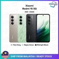 Xiaomi Redmi 15 5G (8GB+256GB) Original Xiaomi Malaysia Warranty