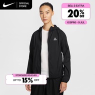 Nike Jaket Wanita ACG Repel Trail Running - Black [IO9749-010]