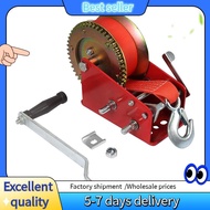 Boat Winch 3500Lbs Capacity Heavy Duty Hand Winch, Hand Winch Boat Trailer Winch, Manual Winch with 