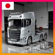 Tamiya 1/14 RC Scania 770 S 6x4 Silver Edition Full Operation Set Electric Big Truck 56372