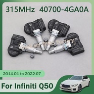 1/4pcs 315MHz 40700-4GA0A TPMS Sensors For Infiniti Q50 Q60 Tire Pressure Monitoring System 407004GA
