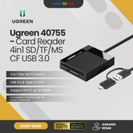 UGREEN Card Reader 4 in 1 SD/TF/MS/CF USB 3.0 & USB Type C All In One UGREEN 30333 40755 Original