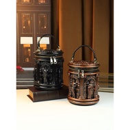 American Retro Architectural Style Ladies Handbag Cylindrical Creative Party Event Bag