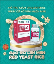 Viên uống giảm nguy cơ tim mạch Men gạo đỏ LIFE GIFT (Red Yeast Rice) Hộp 60v - ShopFood77