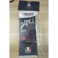 ORIGINAL AGV PISTA PINLOCK LENS 120 RACE 3 CLEAR/ AGV PISTA HELMET PIN LOCK KIT60224-01