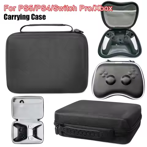 For PS5/PS4/Switch Pro/Xbox Carrying Case Game Controller Storage Bag Protective Cover Scratchproof 