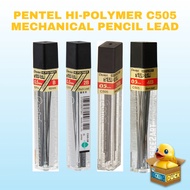Pentel Hi-Polymer C505 0.5mm Pencil Lead Refill - B, 2B, 3B, 4B, Strong & Smooth Writing