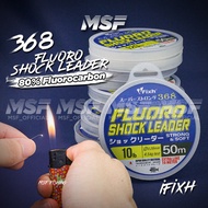 [MSF] iFIXH 368 Fluorocarbon Shock Leader 80% Tali Pancing Perambut Hantu Fishing Leader FG Knot