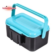 Fishing Live Bait Box Fishing Plastic Bait Box Bait Storage Box Worm Bait Holder Portable Fishing Li