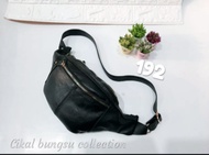 Promo Tas pinggang (waistbag) papirut kulit asli selempang fashion wanita asli Garut mdl 192 size S