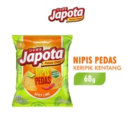 Japota Keripik Kentang Nipis Pedas 68gr