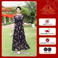 Ladyshop T478 middle-aged maxi dress as a gift for mother, made of high-quality silk chiffon, luxuri