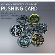 Edc Trolley Ring Coin Metal Toy Pop Coin Decompression Toy Fingertip Decompression