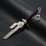 Anime Jujutsu Kaisen Keychain Nanami Kento Fushiguro Toji Weapon Model Pendant Keyring for Men Jewel