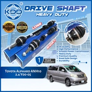 TOYOTA ALPHARD ANH10 2.4 (AT) - KDD Premium Heavy Duty Drive Shaft (Left / Right)