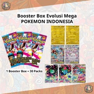 Evolution Mega Booster Box Pokemon TCG Indonesian