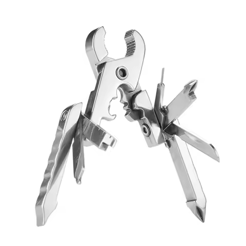 1PC Swiss EDC Tech Portable Pocket Mini 15 In 1 Folding Pliers Screwdriver Combination Kit Outdoor M