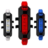 Bike Tail Light Ultra Bright Bike Rear Light USB Rechargeable LED Bicycle Rear Light | White | Red | Blue Light