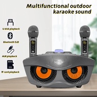 SD306Plus Professional Karaoke Machine Wireles Bluetooth Speaker With Dual Mic Outdoor Family KTV Sy