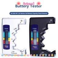 FUTUREE Battery Tester LCD Display C D N AA AAA 9V 1.5V Button Cell Voltage Tester