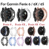 Garmin Fenix 6 / Fenix 6X / Fenix 6S Case Soft Protection Shockproof Cover Protective TPU Clear Case