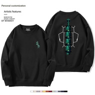 Cyberpunk 2077 Game Martial Arts Band Merchandise Round Neck Sweatshirt Men's Edge Walker Jacket