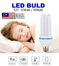 【READY STOCK】 LED BULB E27 LED 3U BULD 12W/16W