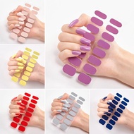 5D Solid Color Nail Stickers Nail Polish Film Nail Stickers Nail Accessories