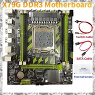 [I O J E] X79G DDR3 Gaming Motherboard LGA2011 4XDDR3 RECC Slots M.2 NVME PCI-E X16 SATA3.0 Server X