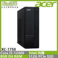 奇異果3C ACER XC-1750 DT.BHXTA.001 i5-12400/300W/桌上型
