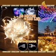 Extendable 100 LED 10M Twinkle Starry Fairy String Festive Decor Lights Lighting Decoration Lamp Out