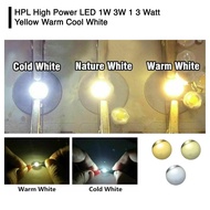 MATA HPL High Power LED Light Epistar Epiled Chip COB Eye 3W 3 Watt Blue biru 460-470nm 3.2-3.6V 80-