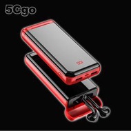 5Cgo【發燒友】新款耳機充電寶便攜二合一多功能雙耳運動跑步10000毫安培移動觸摸控制磁吸充電設計電源可上飛機 含稅