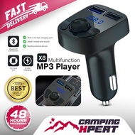 Multifunction X8 Wireless Car MP3 Player with Bluetooth Handsfree Audio Player Dual USB Charger 3.1A