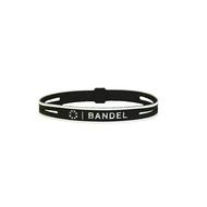 [Vandel] String Metallic Bracelet (Limited Color Black×White % Gangnam% L (19.0cm))