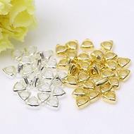 14K 18K Electroplating Real Gold Triangle Spacer Beads Loose Beads Accessories diy Handmade Bracelet