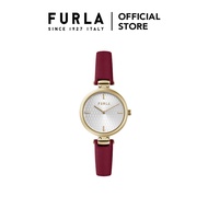 FURLA NEW PIN Gold Tone Case Silver Dial Watch