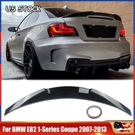 For BMW 1 Series E82 E82 125i 128i 135i Coupe 2007-2013 M4 Style Rear Spoiler Lip Wings Glossy Black